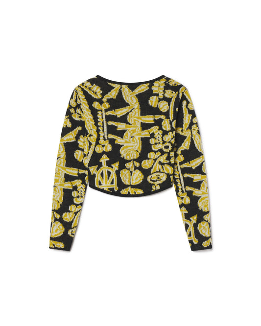 Empingated Knit Crop