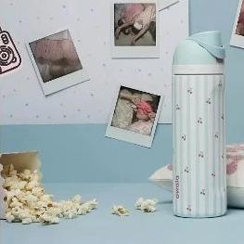 Owala Freesip 32Oz – Urban Outfitters Edition, Flower Crown, Tea Time Pink Hydration Bottle, Pillow Fight Cherry, Candy Coated