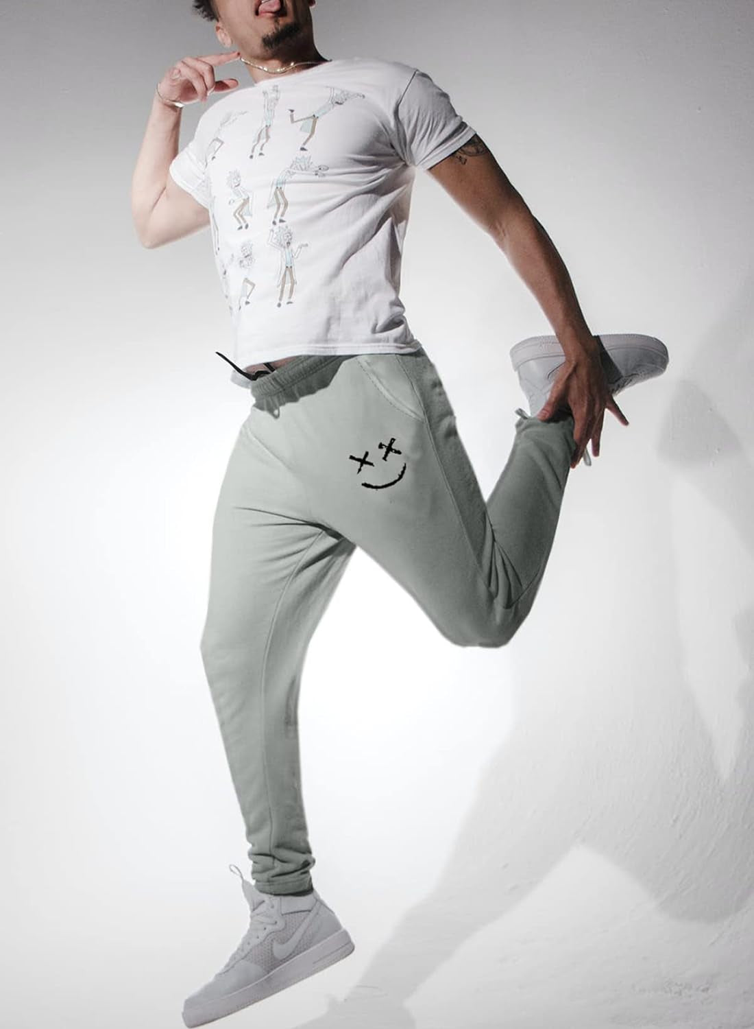 Mens Sweatpants Lightweight Slim Fit Drawstring Waist with Pockets Joggers for Men Workout, Running, Gym
