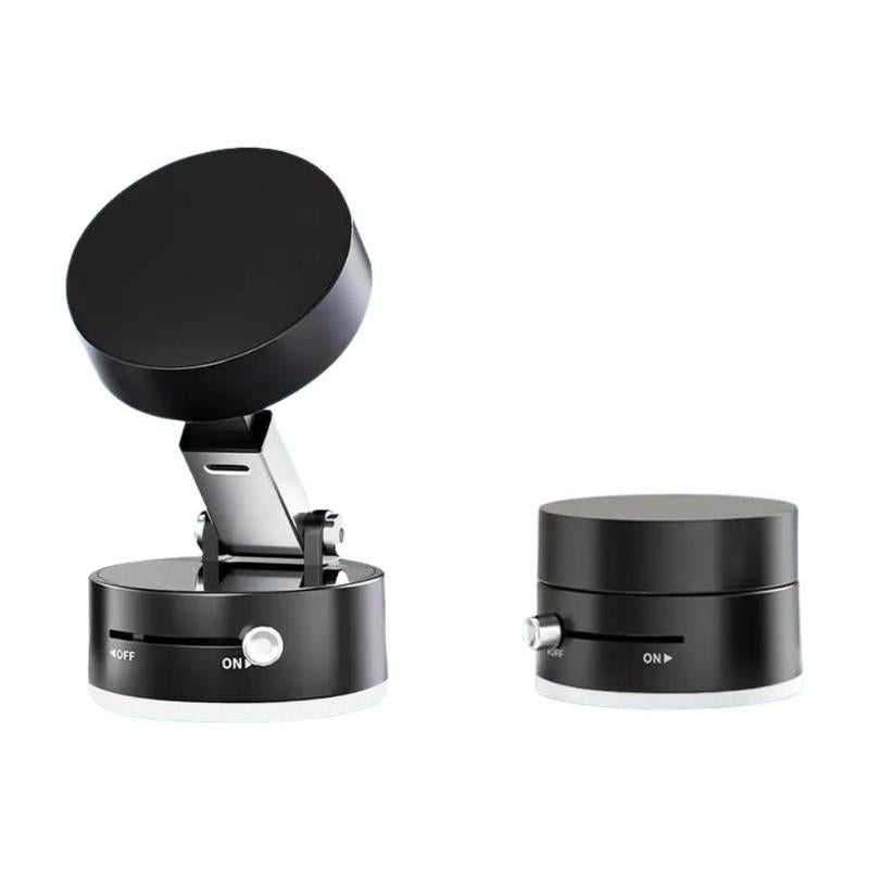 Magnetic Phone Holder Stand, Adjustable & Foldable, Strong Suction Cup, Vacuum Adsorption, Portable Multifunctional Mobile Phone Stand for Car & Multi-Scene Use Vacuum Magnetic