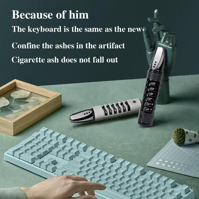 Mini Car Ashtray Hand Held Holder Case Car Ashtray Anti-Smoke Hood for 5.2/7.8Mm Smoking Gadgets