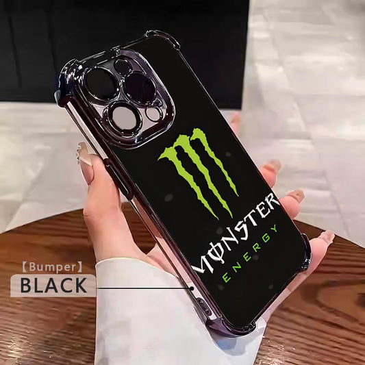 Monster Eenrgy Energy Element Trendy Cool Shell Suitable for Iphone 16/15/14/13/12/11 Pro Max plus Electroplated anti Drop Soft Case Phone Case 013 Lando Norris Protector Screen Protector Protection Cover Protective Casing Shock Poof Case