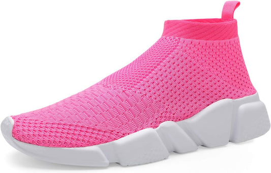 Womens Walking Shoes Mens Slip-On Sneakers Breathable Lightweight Athletic Running Shoes